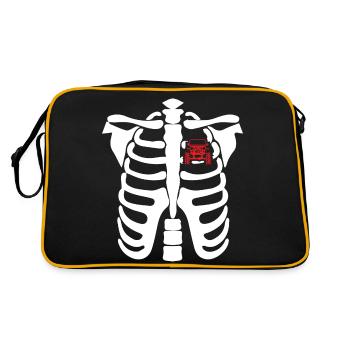 Halloween Heart Beat Jeep - Sac Retro - noir/or - Dos