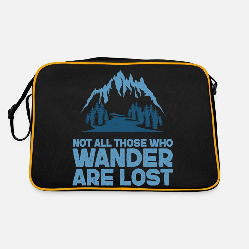 not all those who wander are lost Retro Bag