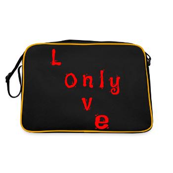 Seulement l’amour - Sac Retro - noir/or - Dos