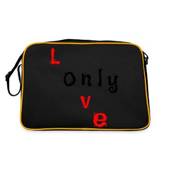 Only Love - Retro Bag - black/gold - Back