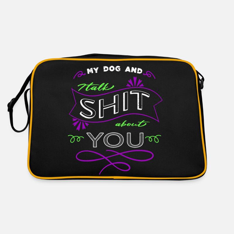beagle father american flag gift idea dog Retro Bag