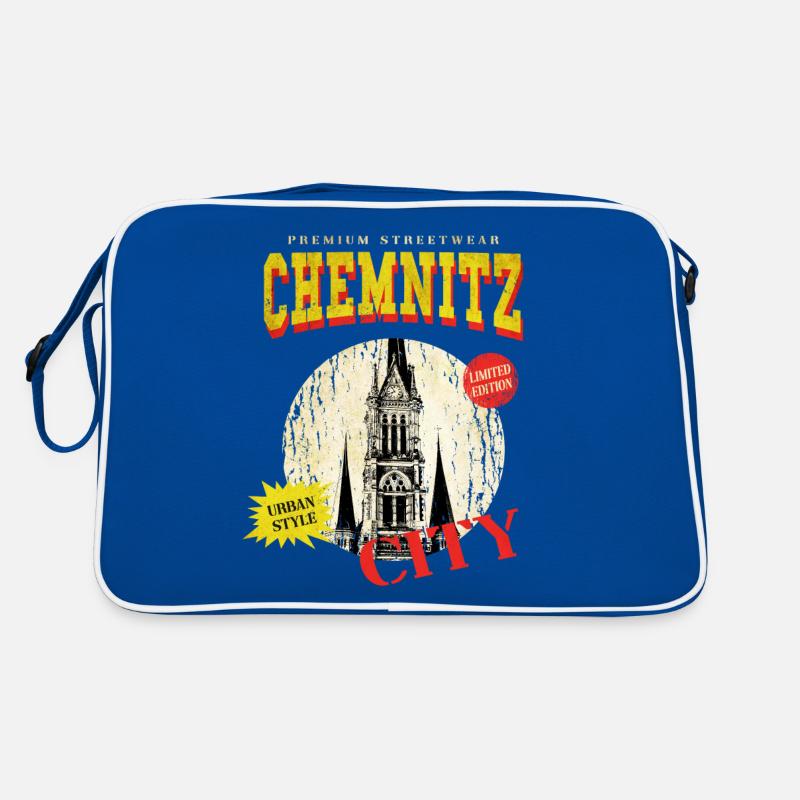 Chemnitz Germany City Skyline Vintage Retro Retro Bag