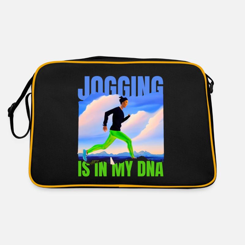 LE JOGGING EST DANS MON ADN Sac Retro