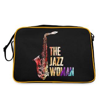Femme de jazz - Sac Retro - noir/or - Dos