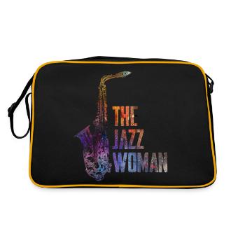 Femme de jazz - Sac Retro - noir/or - Dos
