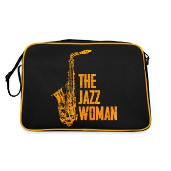 Femme de jazz - Sac Retro - noir/or - Dos