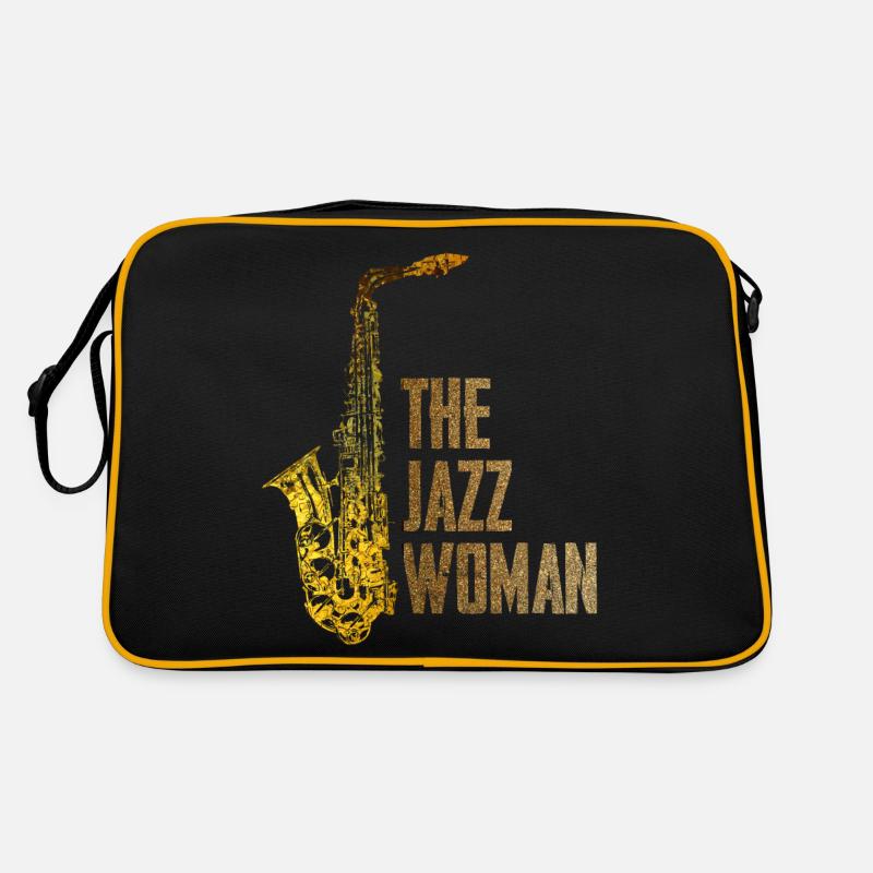 Jazz Frau Retro Tasche