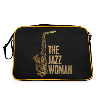 Femme de jazz - Sac Retro - noir/or - Dos