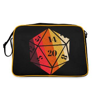 RPG RPG jeux de rôle sur table jeu de rôle de joueur - Sac Retro - noir/or - Dos
