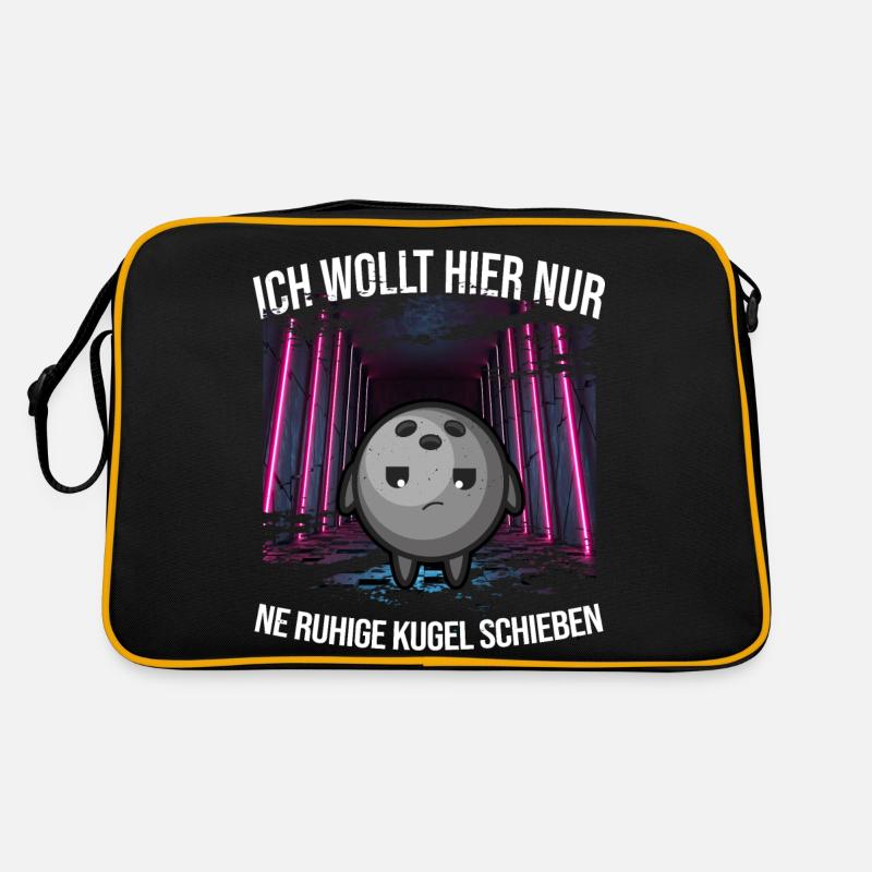 bowling bowling ball x split bowl strike spare pin Retro Bag