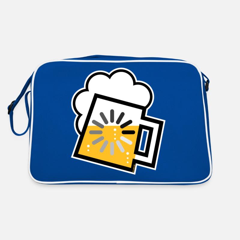 Bier Wird Geladen (Bierkrug Loading / Icon / /) Retro Tasche