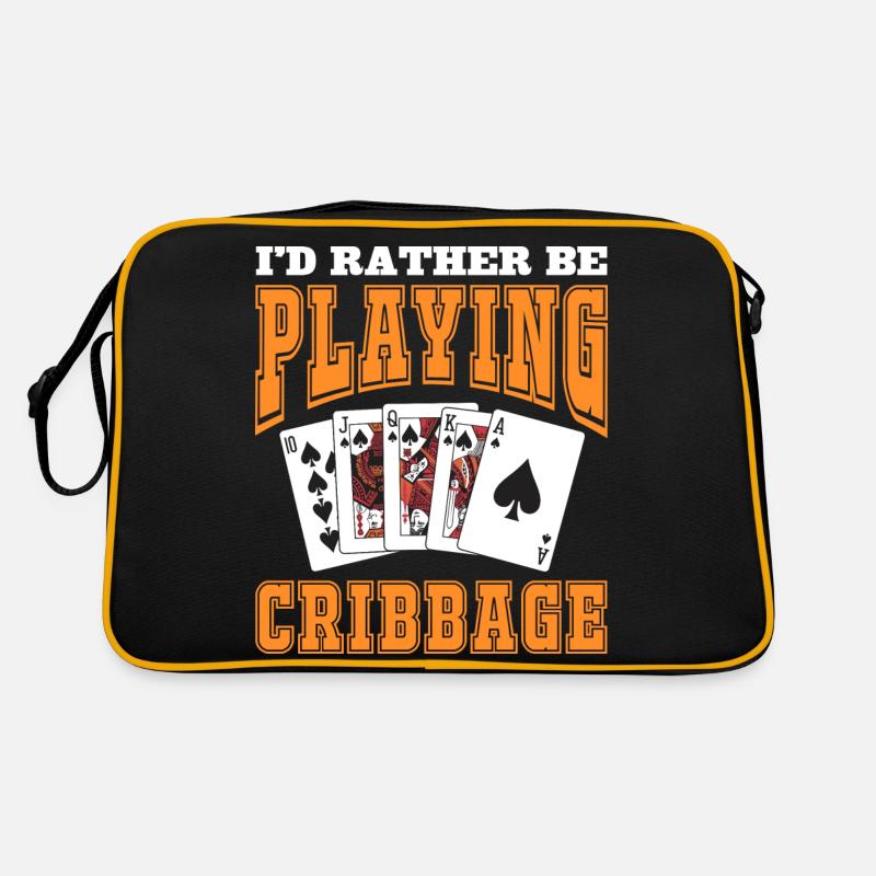 I'd rather be playing cribbage Retro Bag