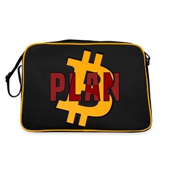 Plan B - Sac Retro - noir/or - Dos