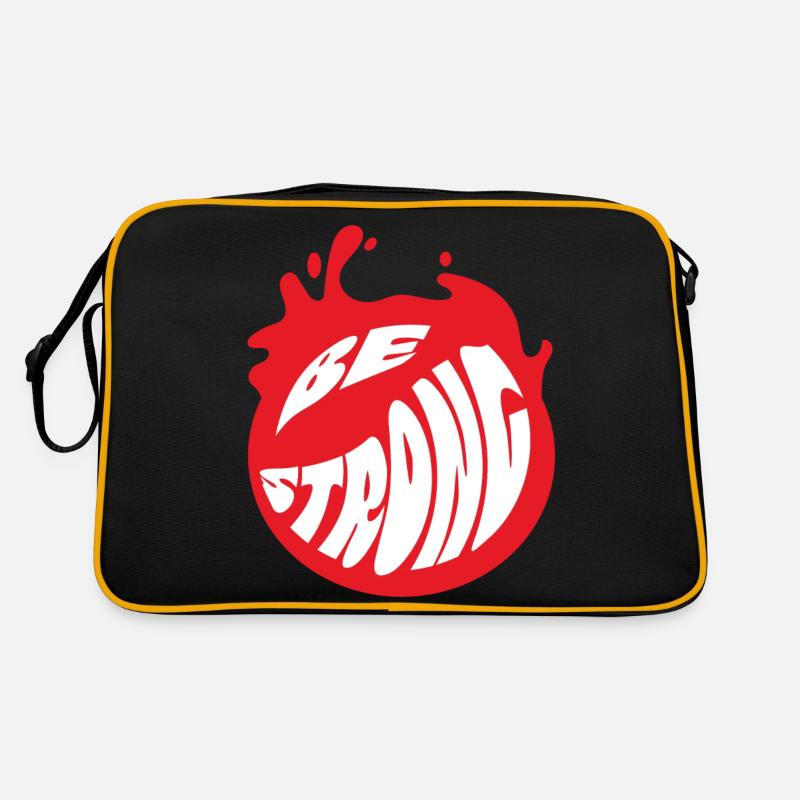 Sei stark Retro Tasche