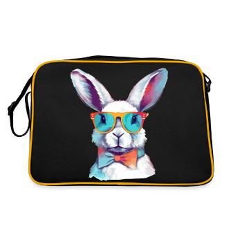 Lewis le lapin à lunettes - Sac Retro - noir/or - Dos