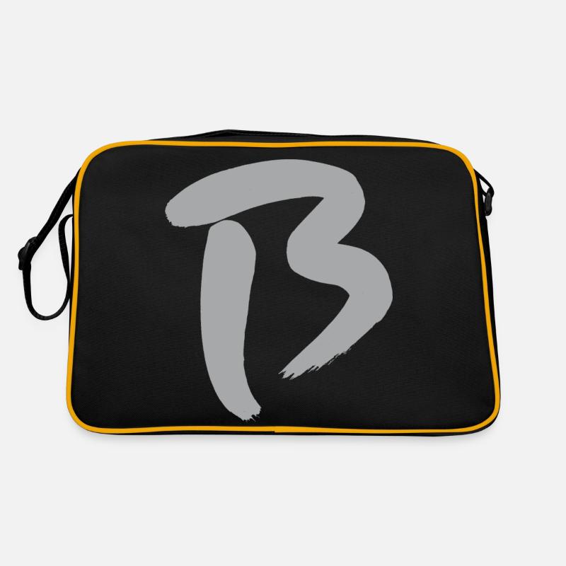 B - Initial letter Retro Bag