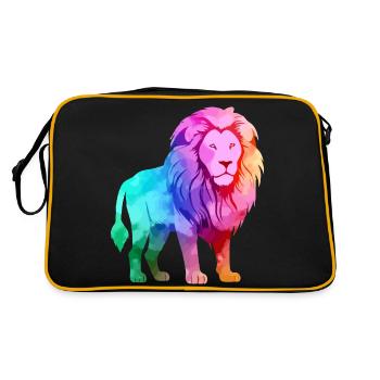 Ero the proud lion - Retro Bag - black/gold - Back