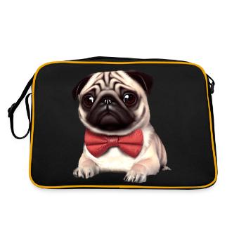Chiens Propriétaires de chiens Propriétaires de chiens Bulldog Propriétaires de chiens - Sac Retro - noir/or - Dos