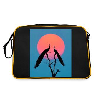 Aiming high - Retro Bag - black/gold - Back