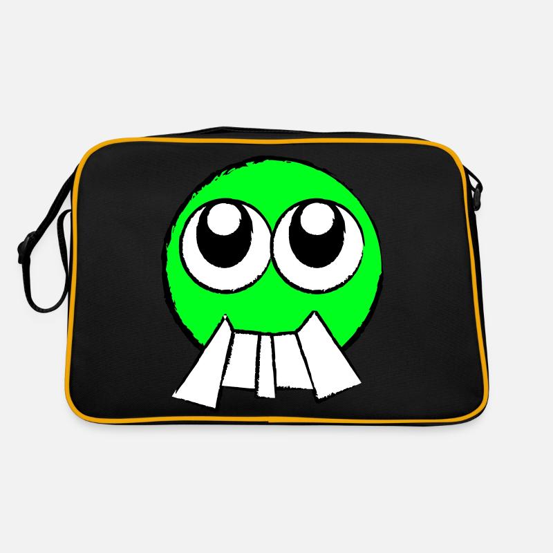 Visage (couleur librement sélectionnable) Sac Retro