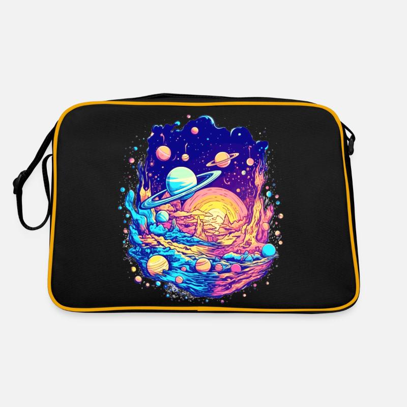Il y a beaucoup de planètes dans l’espace et dans l’univers Sac Retro