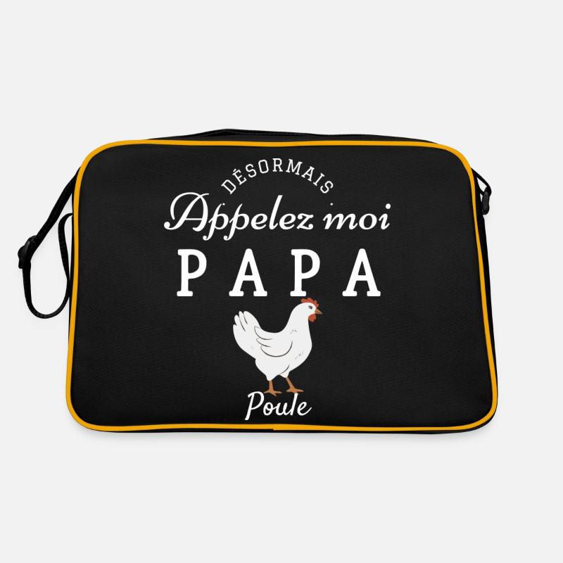 désormais appelle moi papa poule Sac Retro