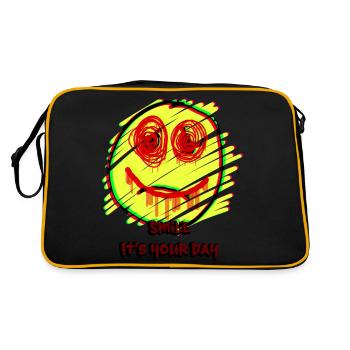 Sourire - C’est votre journée - Sac Retro - noir/or - Dos