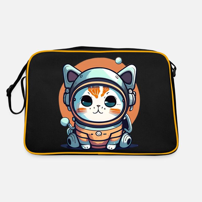 Chatstronaute mignon #11 Sac Retro