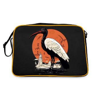 Egyptian ibis n°3 - Retro Bag - black/gold - Back
