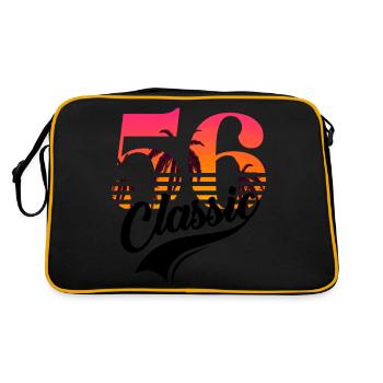 Vintage 1956-56e anniversaire - Sac Retro - noir/or - Dos