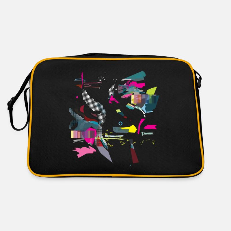 « Oiseau coloré » en rose Sac Retro