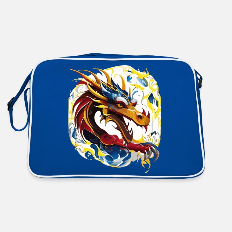 Friendly Dragon (Artwork Collection) Retro Bag