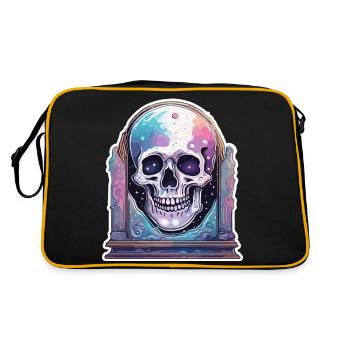 Gravestone / Remembrance / Tranquility / Unforgotten / Dead - Retro Bag - black/gold - Back
