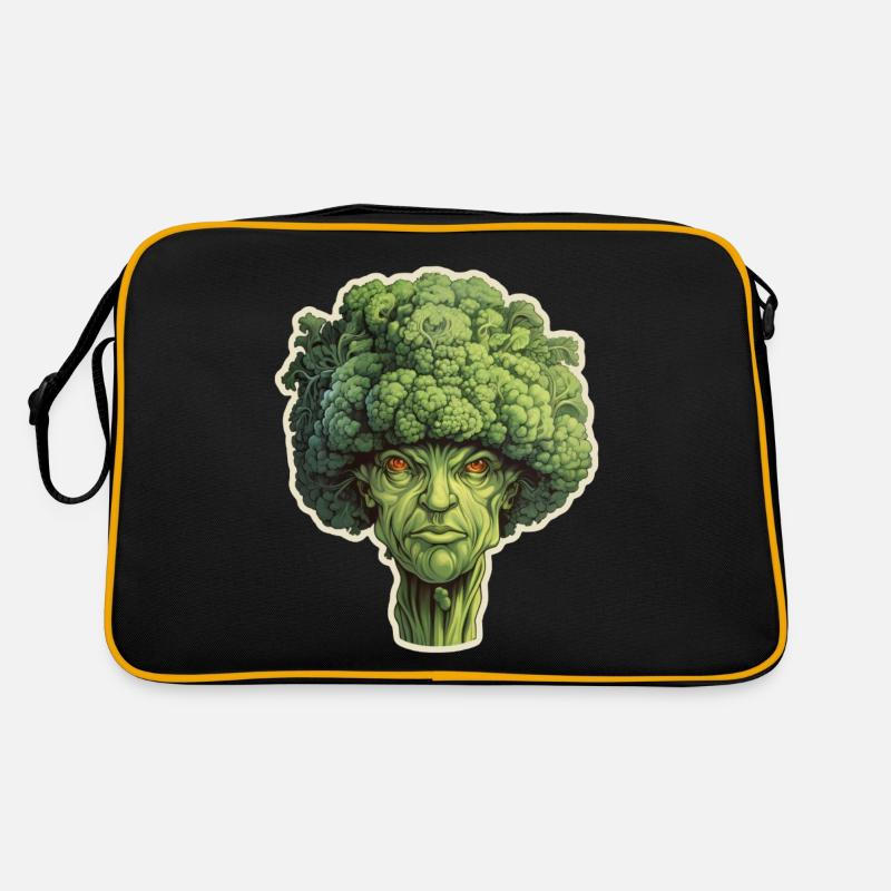 Broccoli Head Retro Bag