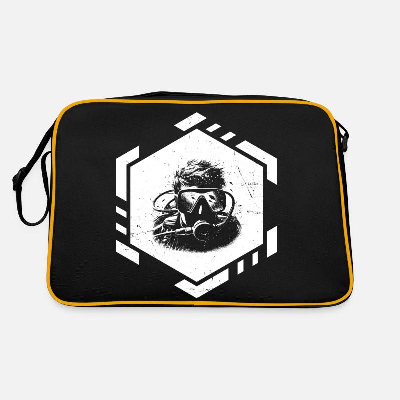 Diving Ladies Diver Scuba Diving Diving Retro Bag