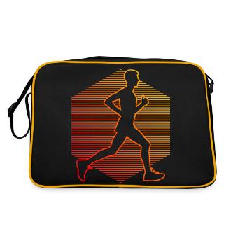 Race Men Jogging Jogging Running Women - Retro Bag - black/gold - Back