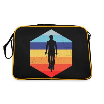 Cyclisme Vélo Cyclisme VTT Vélo Homme - Sac Retro - noir/or - Dos