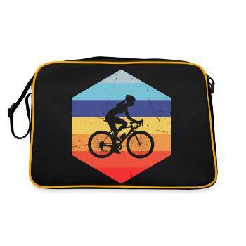 Mtb Bicycle Cycling Cycling Cycling - Retro Bag - black/gold - Back
