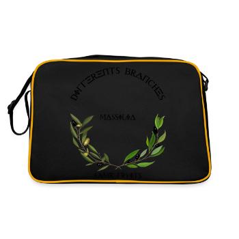 Different branches-same fruits, Massilia - Retro Bag - black/gold - Back