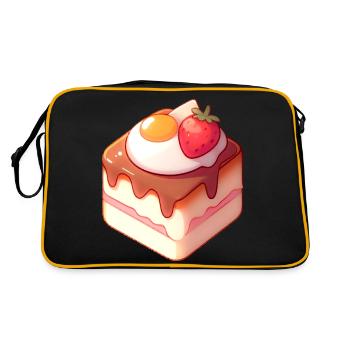 Gateau Au Chocolat - Sac Retro - noir/or - Dos