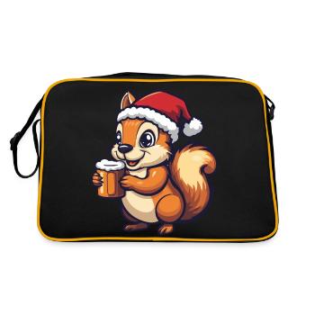 Bière de Noël Squirrel - Sac Retro - noir/or - Dos