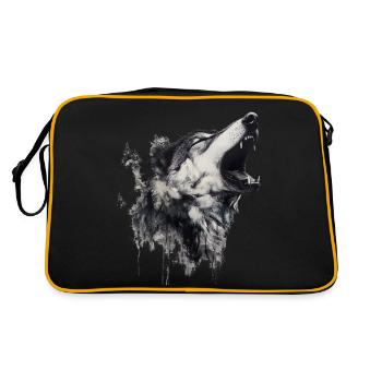 The fear of wolves, a complex phenomenon - Retro Bag - black/gold - Back