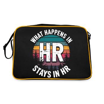 HR secrets stay between us - Retro Bag - black/gold - Back