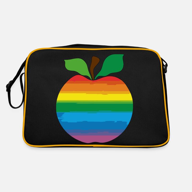 Apfel Retro Tasche