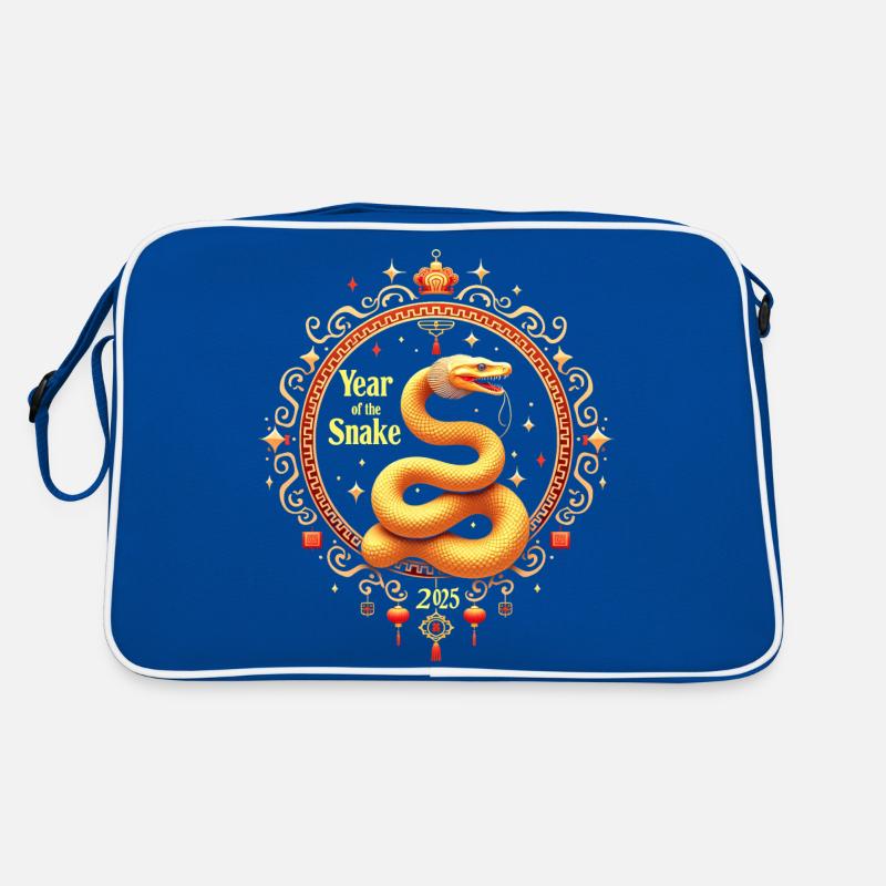 Chine heureuse - Serpent 2025 Sac Retro