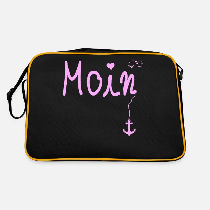 Moin Bienvenue Moin avec Seagull Sac Retro