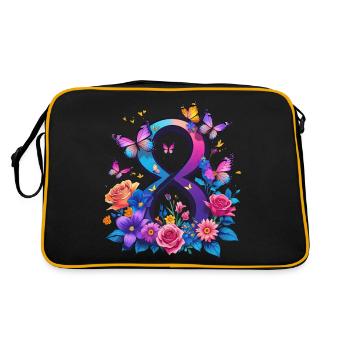 Women's Day 8 March Together for Strength & Freedom - Retro Bag - black/gold - Back