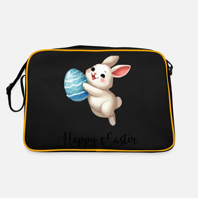 bunny rabbit easter bunny Retro Bag