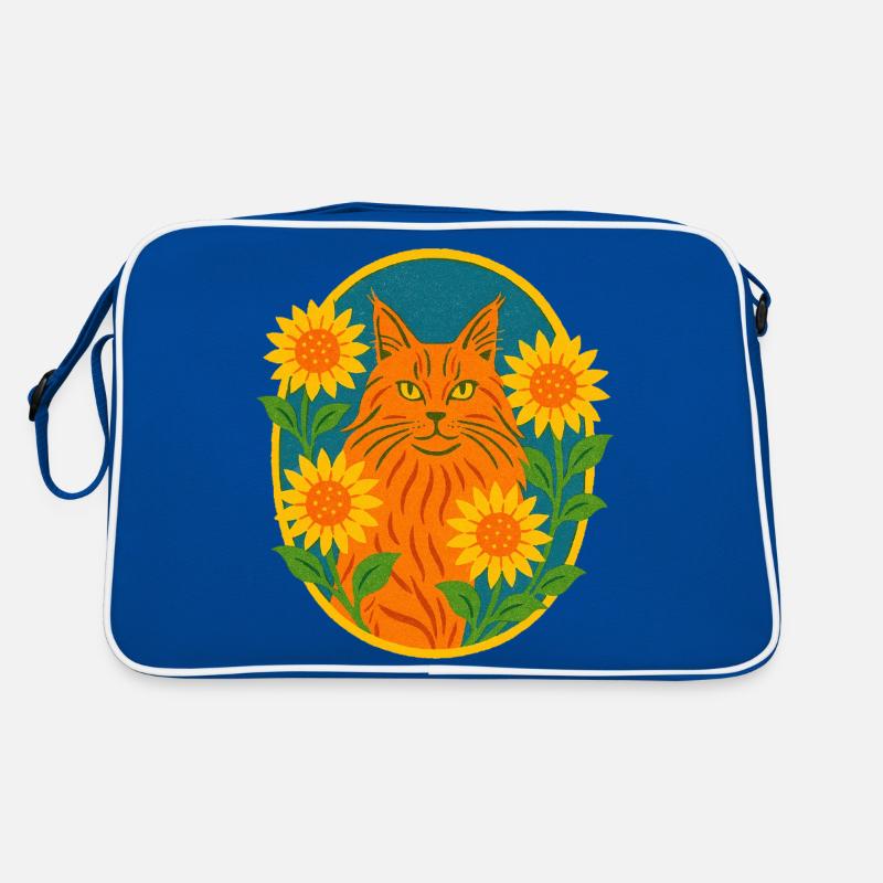 Ginger Kitty Katze Retro Tasche