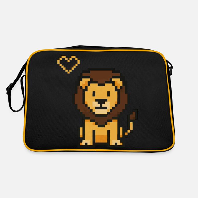 Lion Pixel Sac Retro